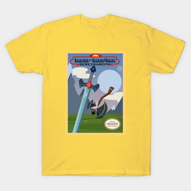 Legend of Legendquest Dereznaroth T-Shirt by Number1Robot